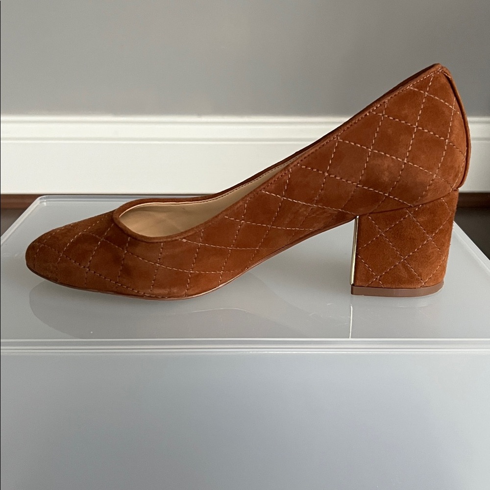 Talbots Isa Suede Block Heels - Picture 3 of 11